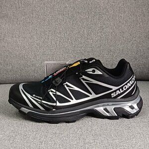 Salomon XT-6 Gore-Tex NEW Black/SilverSole Waterproof L47450600 Gender Inclusive